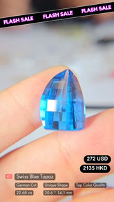Swiss Blue Topaz Deal (22.68 cts)